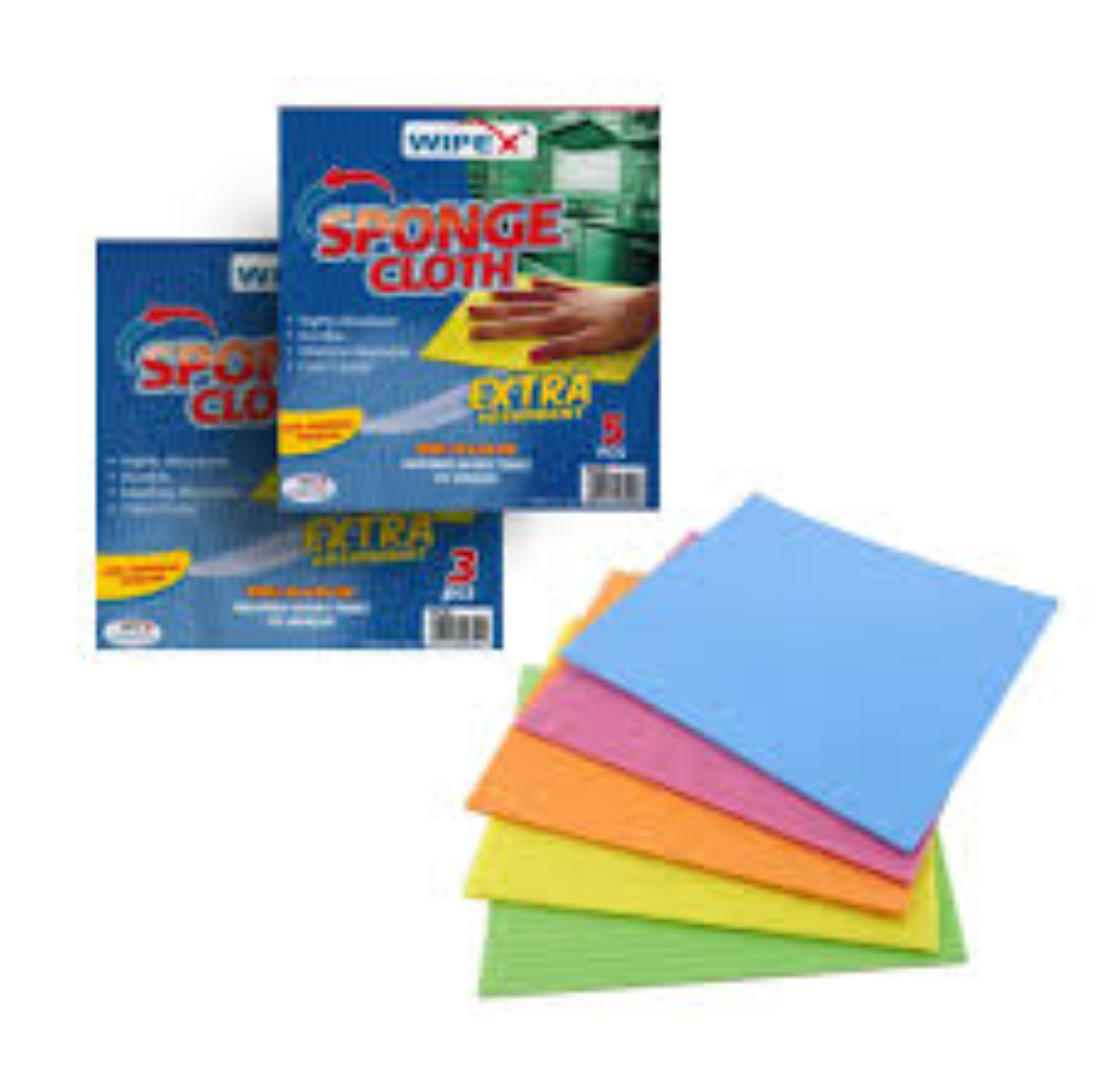 WIPEX SPONGE CLOTH 3PACK
